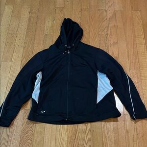 Black and White STARTER Hooded Jacket